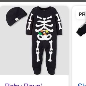 Carter’s skeleton onesie